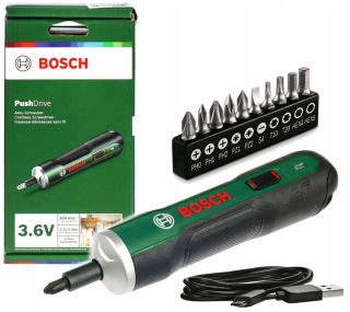Skrutkovač Bosch, napájaný z batérie 3,6 V 06039C6002